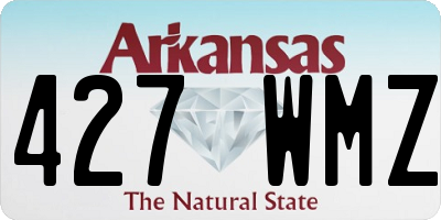 AR license plate 427WMZ