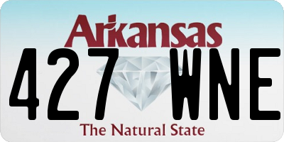AR license plate 427WNE