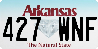 AR license plate 427WNF