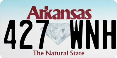 AR license plate 427WNH