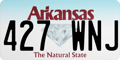 AR license plate 427WNJ