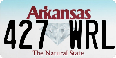 AR license plate 427WRL