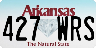 AR license plate 427WRS