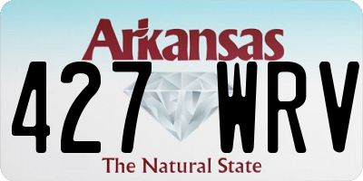 AR license plate 427WRV