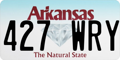 AR license plate 427WRY