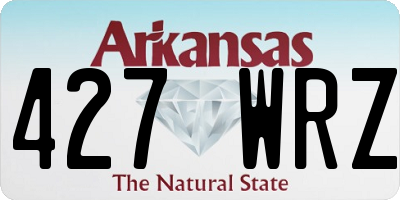 AR license plate 427WRZ
