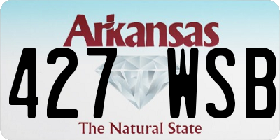 AR license plate 427WSB