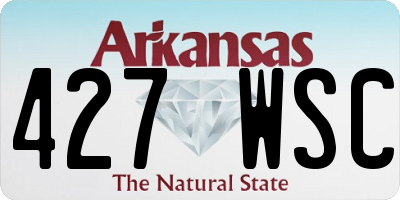 AR license plate 427WSC