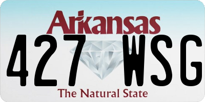 AR license plate 427WSG