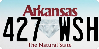 AR license plate 427WSH