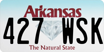 AR license plate 427WSK
