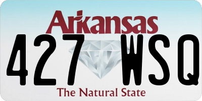 AR license plate 427WSQ