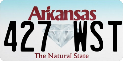 AR license plate 427WST