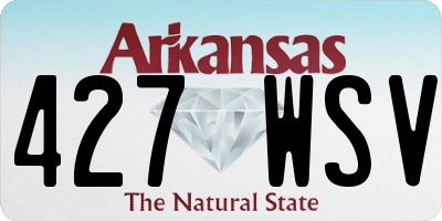 AR license plate 427WSV