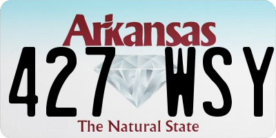 AR license plate 427WSY
