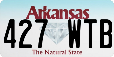 AR license plate 427WTB