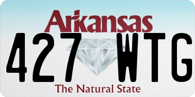 AR license plate 427WTG