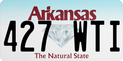 AR license plate 427WTI