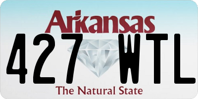 AR license plate 427WTL
