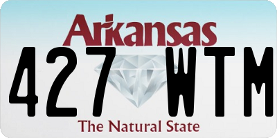 AR license plate 427WTM