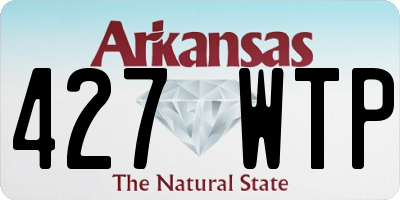 AR license plate 427WTP