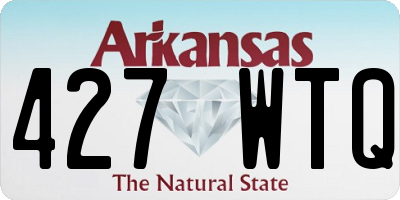 AR license plate 427WTQ