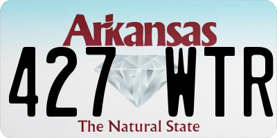 AR license plate 427WTR