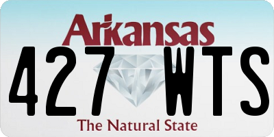 AR license plate 427WTS