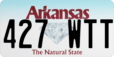 AR license plate 427WTT