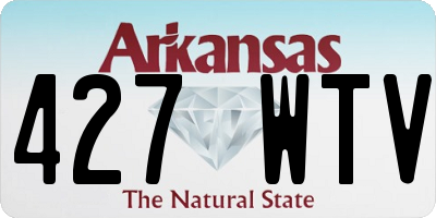 AR license plate 427WTV