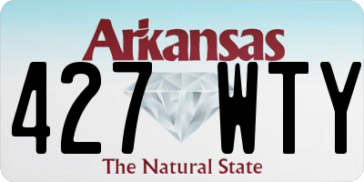 AR license plate 427WTY