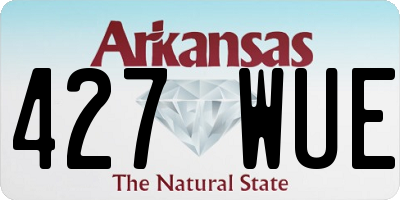 AR license plate 427WUE