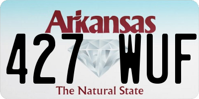 AR license plate 427WUF