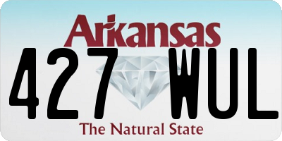 AR license plate 427WUL