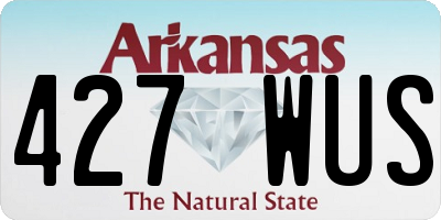 AR license plate 427WUS
