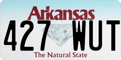 AR license plate 427WUT