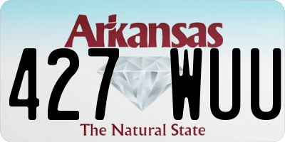 AR license plate 427WUU
