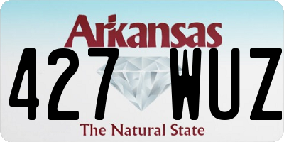 AR license plate 427WUZ