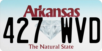 AR license plate 427WVD