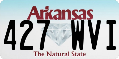 AR license plate 427WVI