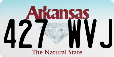 AR license plate 427WVJ