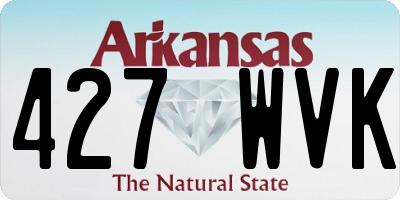 AR license plate 427WVK