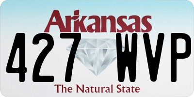AR license plate 427WVP