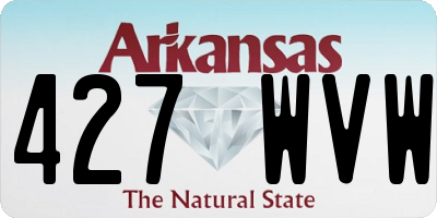 AR license plate 427WVW