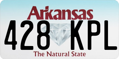 AR license plate 428KPL