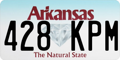 AR license plate 428KPM