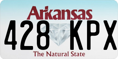 AR license plate 428KPX