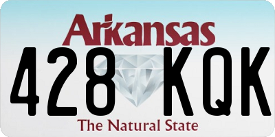AR license plate 428KQK