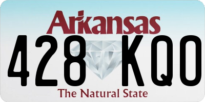 AR license plate 428KQO