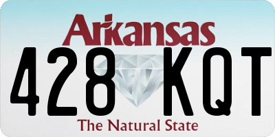 AR license plate 428KQT